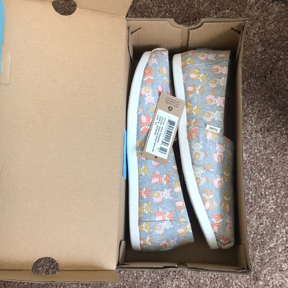 Fox Grey Toms-NWT